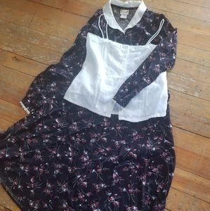Vintage gunne sax skirt and blouse set